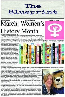 March: Women's History Month - Reavis ...