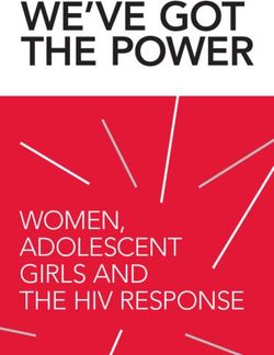 WE'VE GOT THE POWER - WOMEN, ADOLESCENT GIRLS AND THE HIV RESPONSE - unaids
