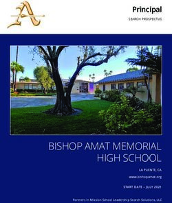 BISHOP AMAT MEMORIAL HIGH SCHOOL - Principal - LA PUENTE, CA START DATE - JULY 2021
