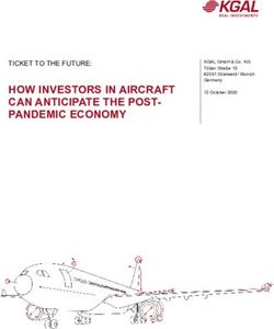 HOW INVESTORS IN AIRCRAFT CAN ANTICIPATE THE POST-PANDEMIC ECONOMY - TICKET TO THE FUTURE