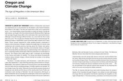 Oregon and Climate Change - The Age of Megafires in the American West