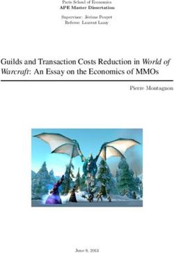 Guilds and Transaction Costs Reduction in World of Warcraft: An Essay on the Economics of MMOs - Pierre Montagnon