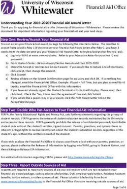 Understanding Your 2019-2020 Financial Aid Award Letter