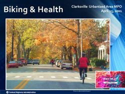 Biking & Health Clarksville Urbanized Area MPO - April 15, 2021 - Clarksville Urbanized Area ...
