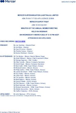 MERCER SUPERANNUATION (AUSTRALIA) LIMITED - Mercer ...