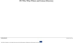 3W Who What Where and Contact Directory - Humanitarian ...