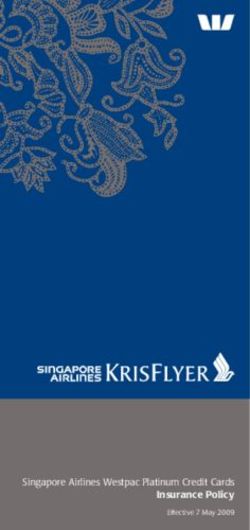 Singapore Airlines Westpac Platinum Credit Cards Insurance Policy