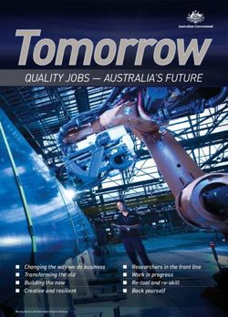 Quality JOBs - australia's Future