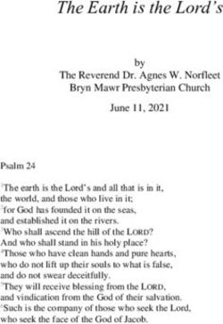 The Earth is the Lord's - Bryn Mawr Presbyterian Church
