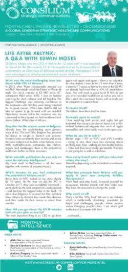 LIFE AFTER ABLYNX: A Q&A WITH EDWIN MOSES - Consilium Strategic ...