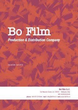 Bo Film Production & Distribution Company - Bo Film S.r.l - Catalogue 2018