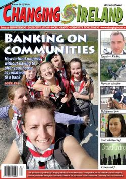 Banking on communities Targets v. Reality - Changing Ireland