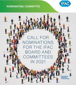 CALL FOR NOMINATIONS FOR THE IFAC BOARD AND COMMIT TEES IN 2021 - NOMINATING COMMITTEE