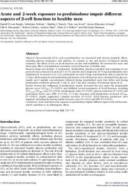 Acute and 2-week exposure to prednisolone impair different aspects of b-cell function in healthy men