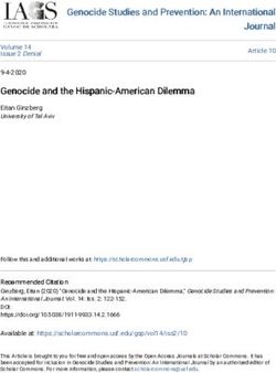 Genocide Studies and Prevention: An International Journal - USF Scholar ...