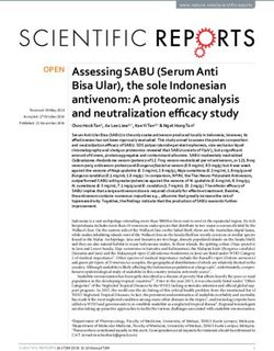 Assessing SABU (Serum Anti Bisa Ular), the sole Indonesian antivenom: A proteomic analysis and neutralization efficacy study - CyberLeninka