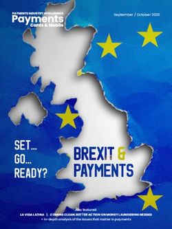 Set... Go... Ready? - September / October 2020 - Payments Cards & Mobile