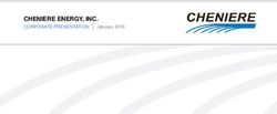 CHENIERE ENERGY, INC - CORPORATE PRESENTATION January 2016 - Cheniere Energy: LNG