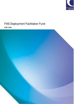 FAS Deployment Facilitation Fund - CAP 1249