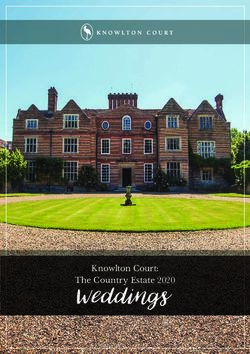 Weddings The Country Estate 2020 - Knowlton Court