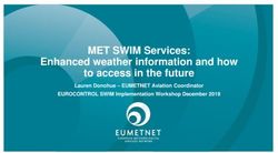 MET SWIM Services: Enhanced weather information and how to access in the future - Lauren Donohue - EUMETNET Aviation Coordinator EUROCONTROL SWIM ...