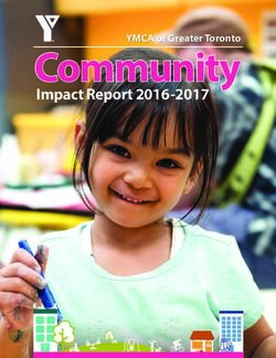 Community Impact Report 2016-2017 - YMCA of Greater Toronto