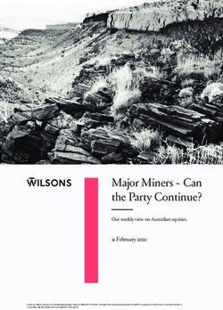 Major Miners - Can the Party Continue? - Our weekly view on Australian equities - Wilsons Advisory
