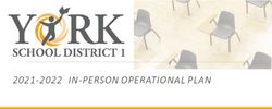 2021-2022 IN-PERSON OPERATIONAL PLAN