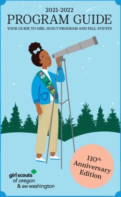 PROGRAM GUIDE 2021-2022 - Anniversary Edition 11Oth - Girl Scouts of Oregon and SW ...