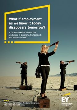 What if employment as we know it today disappears tomorrow? - A forward-looking view of the workplace in Germany, Switzerland and Austria in 2030 - EY