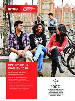 PRE-SESSIONAL ENGLISH 2020 - Queen's University Belfast