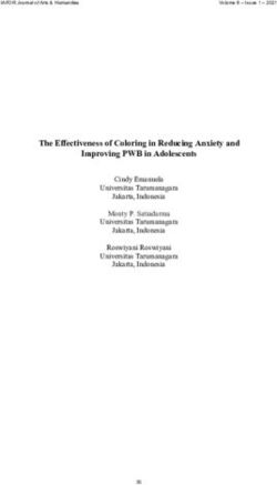 The Effectiveness of Coloring in Reducing Anxiety and Improving PWB in Adolescents - IAFOR