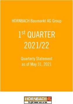 2021/22 1st QUARTER HORNBACH Baumarkt AG Group - Quarterly Statement as of May 31, 2021 - Hornbach Holding AG