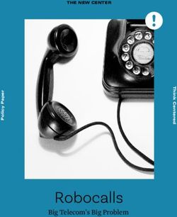 Robocalls Big Telecom's Big Problem - THE NEW CENTER