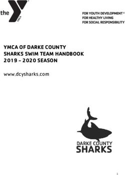 YMCA OF DARKE COUNTY SHARKS SWIM TEAM HANDBOOK 2019 - 2020 SEASON - www.dcysharks.com - TeamUnify