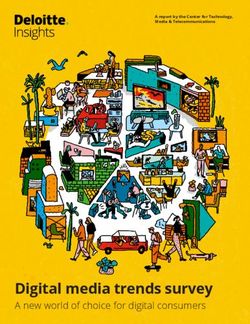 Digital media trends survey - A new world of choice for digital consumers - A report by the Center for Technology, Media & Telecommunications ...