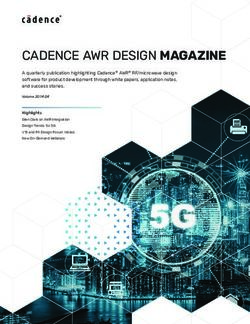 CADENCE AWR DESIGN MAGAZINE