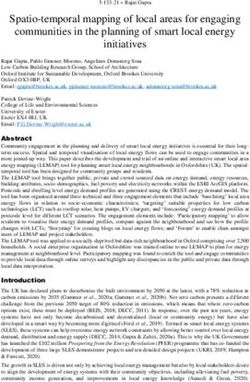 Spatio-temporal mapping of local areas for engaging communities in the planning of smart local energy initiatives