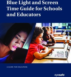 Blue Light and Screen Time Guide for Schools and Educators - A GUIDE FOR EDUCATORS