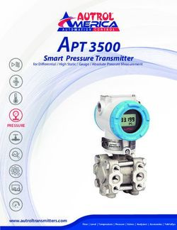 APT 3500 Smart Pressure Transmitter - PRESSURE - Autrol America