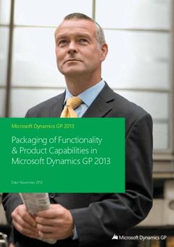 Packaging of Functionality & Product Capabilities in Microsoft Dynamics GP 2013 - Microsoft Dynamics GP 2013