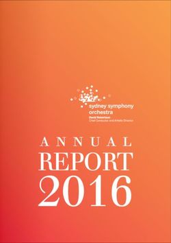 2016 REPORT - Sydney Symphony Orchestra