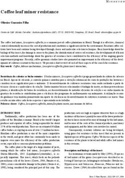 Coffee leaf miner resistance