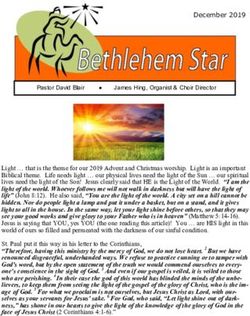 December 2019 - Bethlehem Lutheran