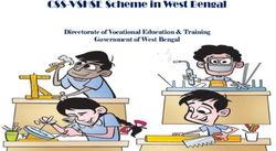 Directorate of Vocational Education & Training Government of West Bengal - CSS-VSHSE Scheme in West Bengal - Department of ...