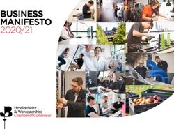 BUSINESS MANIFESTO 2020/21 - Herefordshire