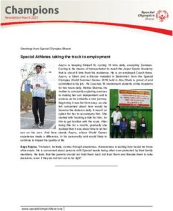 Special Athletes taking the track to employment