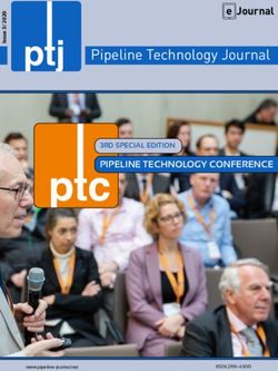 PIPELINE TECHNOLOGY CONFERENCE - 3RD SPECIAL EDITION - Pipeline Technology ...
