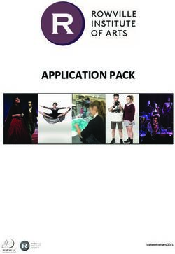 APPLICATION PACK - Updated January 2021 - Rowville Secondary College