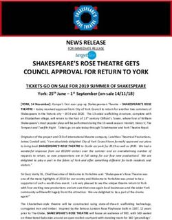 SHAKESPEARE'S ROSE THEATRE GETS COUNCIL APPROVAL FOR RETURN TO YORK